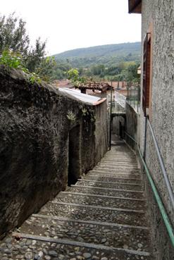 Iconographie - Avigliana - Ruelle en escalier