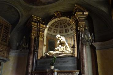 Iconographie - Turin - L'église royale de San Lorenzo, statue du martyre