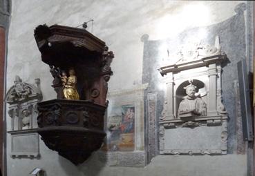 Iconographie - Saluzzo - Eglise de San Giovanni, la chaire