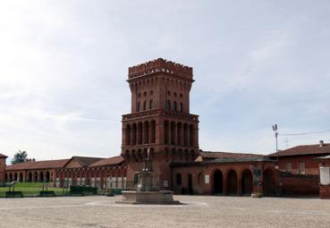 Iconographie - Pollenzo - La tour du château de Pollenzo