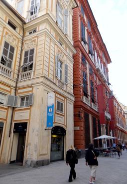 Iconographie - Gênes - Hôtels particuliers près du Palazzo Tursi, via Garibaldi