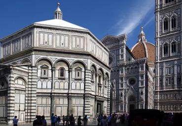 Iconographie - Florence - La cathédrale Santa Maria del Fiore, le baptistère