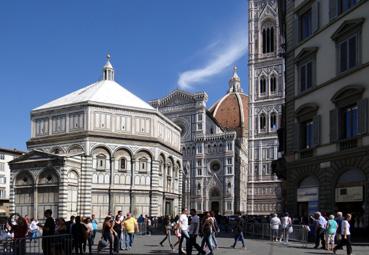 Iconographie - Florence - La cathédrale Santa Maria del Fiore, le baptistère