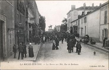 Iconographie - La bourse aux blés, rue de Bordeaux