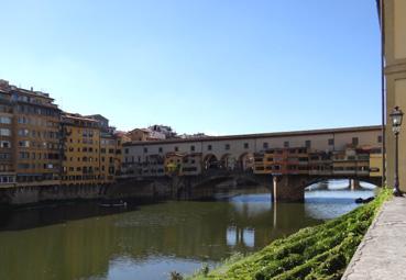 Iconographie - Florence - Le Pont Vecchio sur l'Arno