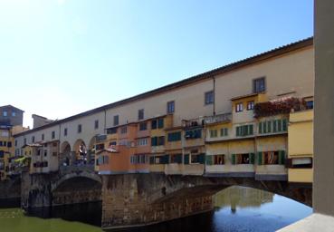 Iconographie - Florence - Le Pont Vecchio sur l'Arno