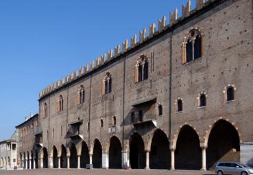 Iconographie - Mantoue - Piazza Sordello, le palazzo Ducale 