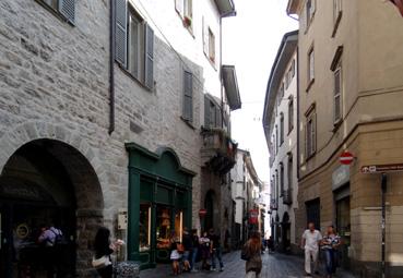 Iconographie - Bergamo - La via Colleoni