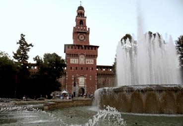 Iconographie - Milan - Le château Sforzesco 