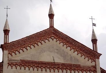 Iconographie - Biella - Détail d'une chapelle près de la Piazza Cisterna