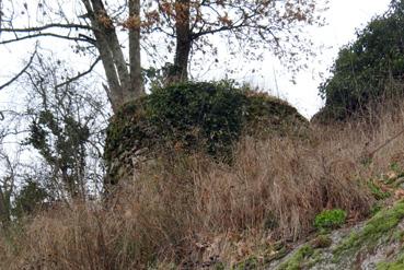 Iconographie - Ruines de l'une des tours des remparts du château