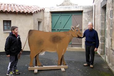 Iconographie - La vache de la kermesse de la paroisse