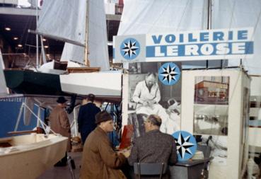Iconographie - Le stand de la voilerie Le Rose au Salon nautique