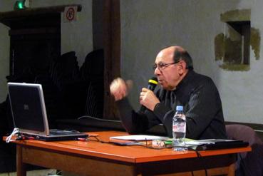 Iconographie - M. Gauchet en conférence au Vasais