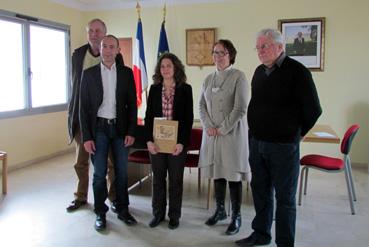 Iconographie - Réception de Paola Luna à la mairie