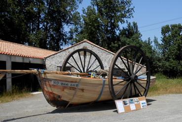 Iconographie - Le canot France avant son transport vers le remblai