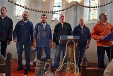 Iconographie - Concert de chants de marin par Touline, chapelle de la Bloire