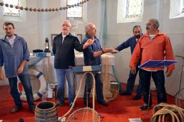 Iconographie - Concert de chants de marin par Touline, chapelle de la Bloire à Challans