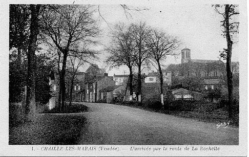 Iconographie - L'arrivée par la route de La Rochelle