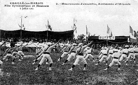 Iconographie - La fête gymnastique et musicale - 2. Mouvements d'ensemble