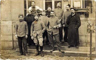 Iconographie - Convalescents à l'hôpital de Chalons sur Marne