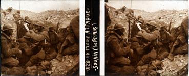 Iconographie - Souain - En pleine attaque septembre 1915