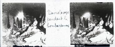 Iconographie - Dans la sape pendant le bombardement