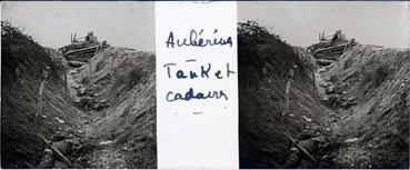 Iconographie - Aubérive - Tank et cadavres