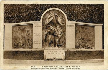 Iconographie - Le monument Aux quatre Largeau