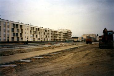 Iconographie - Front de mer : travaux entre l'avenue de la Mer et l'avenue de la Forêt