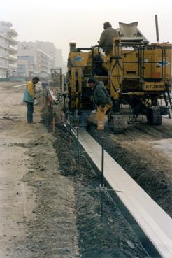 Iconographie -  Front de mer : travaux entre l'avenue de la Mer et l'avenue de la Forêt