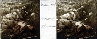 Iconographie - Douaumont - Cadavres allemands