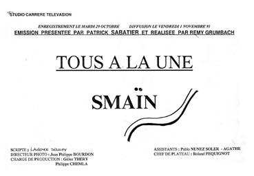 Iconographie - Course de brouettes à TF1 - Le carton d'invitation