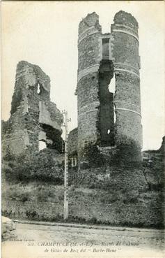 Iconographie - Ruines du château de Gilles de Retz dit Barbe-Bleue
