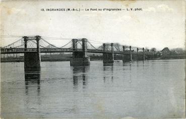 Iconographie - Le pont vu d'Ingrandes