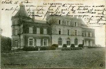 Iconographie - Le château, vu du parc