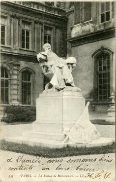 Iconographie - La statue de Meissonier