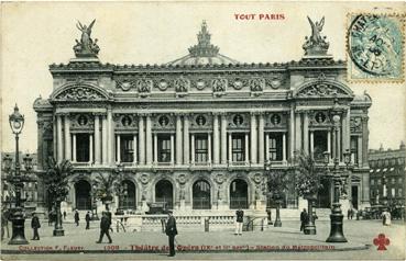 Iconographie - Théâtre de l'Opéra (IX et IIe arrondissement ) - Station de métropolitain