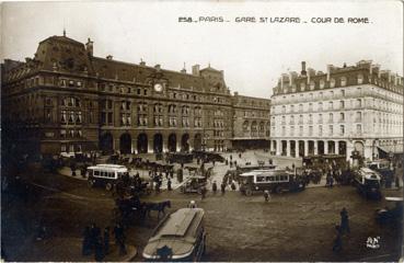 Iconographie - Gare Saint-Lazare - Cour de Rome