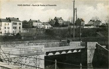 Iconographie - Route de Nantes et passerelle