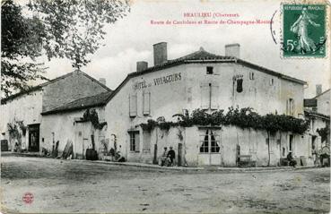 Iconographie - Route de Confolens et route de Champagne-Mouton