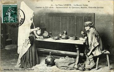 Iconographie - Le manoir Carrey - Cuisine du XVe siècle