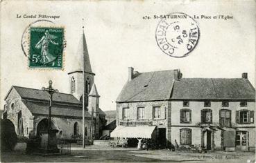 Iconographie - La place et l'église