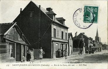 Iconographie - Rue de la Gare, côté Sud