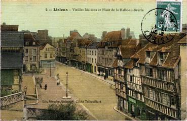 Iconographie - Vieilles maisons et place de la Halle-au-Beurre