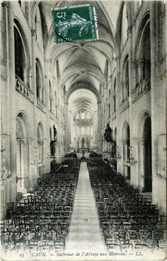 Iconographie - L'intérieur de l'abbaye aux Hommes