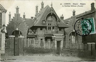 Iconographie - Hôpital - Hospice, Le pavillon Stillman (façade)