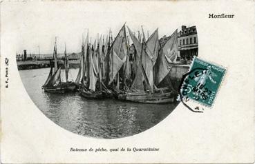 Iconographie - Bateaux de pêche, quai de la Quarantaine