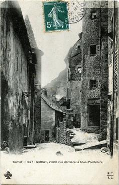 Iconographie - Vieille rue derrière la sous-préfecture