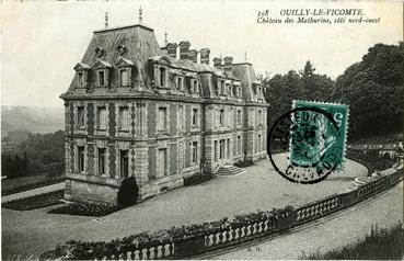 Iconographie - Château des Mathurins, côté Nord-Ouest